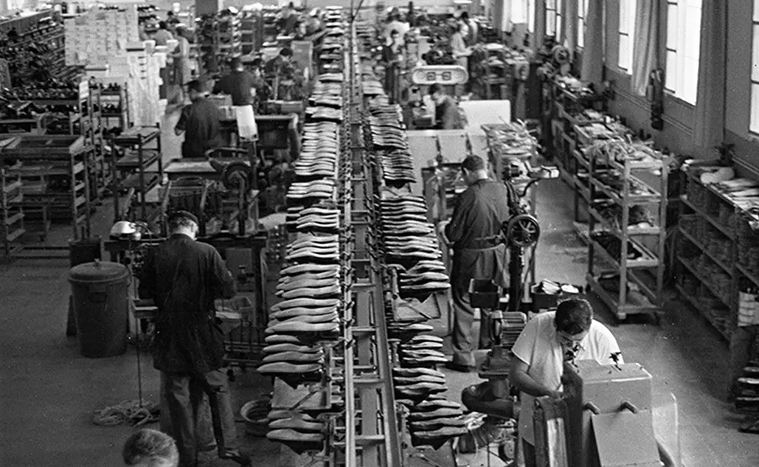 La fábrica de zapatos de la familia Fluxá. 