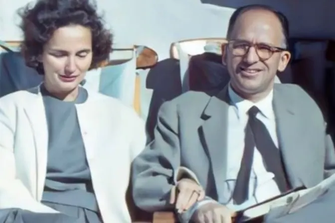 Enrique Shaw y su esposa Cecilia Bunge