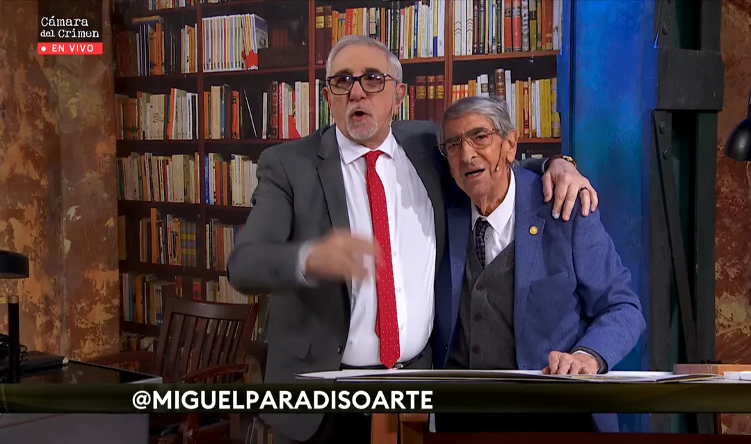 Miguel Paradiso, dibujante de Cámara del Crimen, se fue de TN y lo anunció en pleno vivo. 