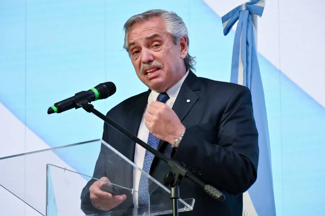 Alberto Fernández El presidente criticó al FMI desde China. Crédito: NA Foto: NA