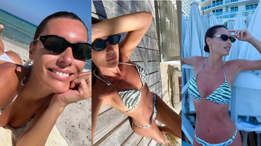Pampita desde Miami. 