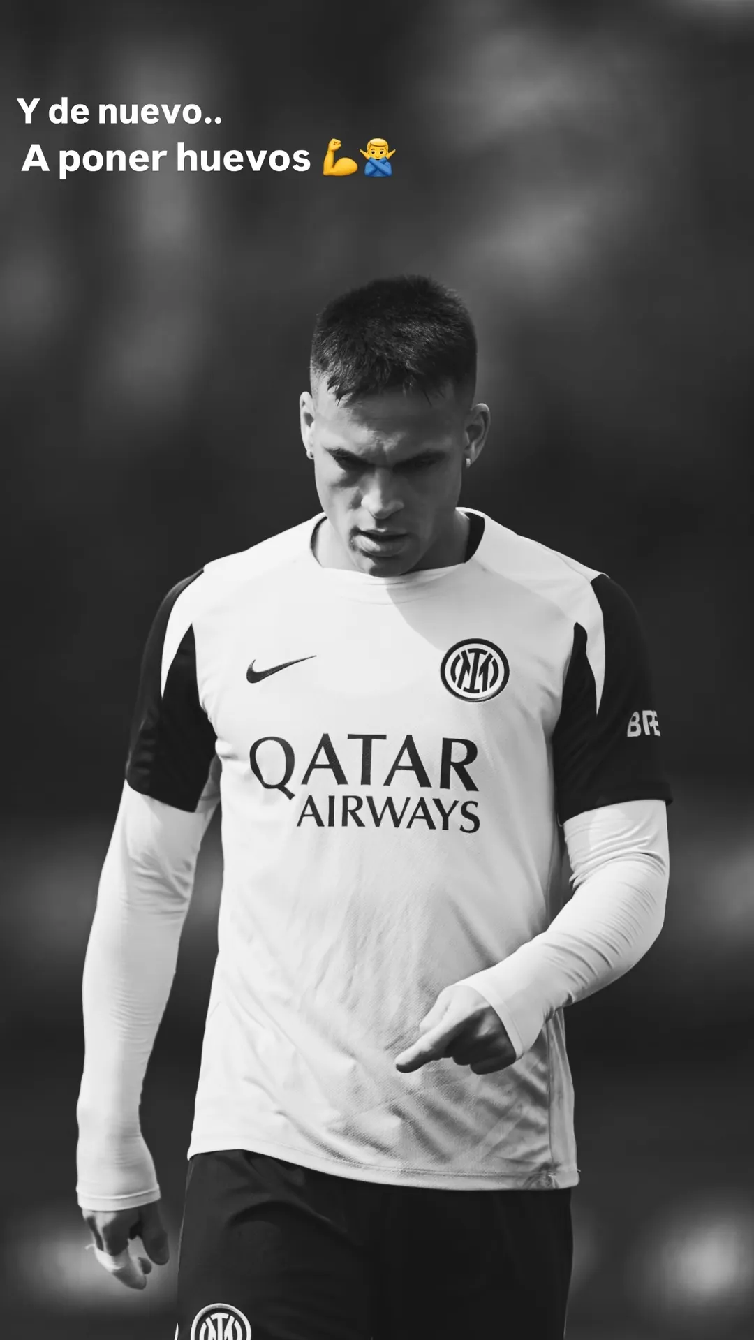 El mensaje de Lautaro Martínez en Instagram tras confirmarse su lesión. 