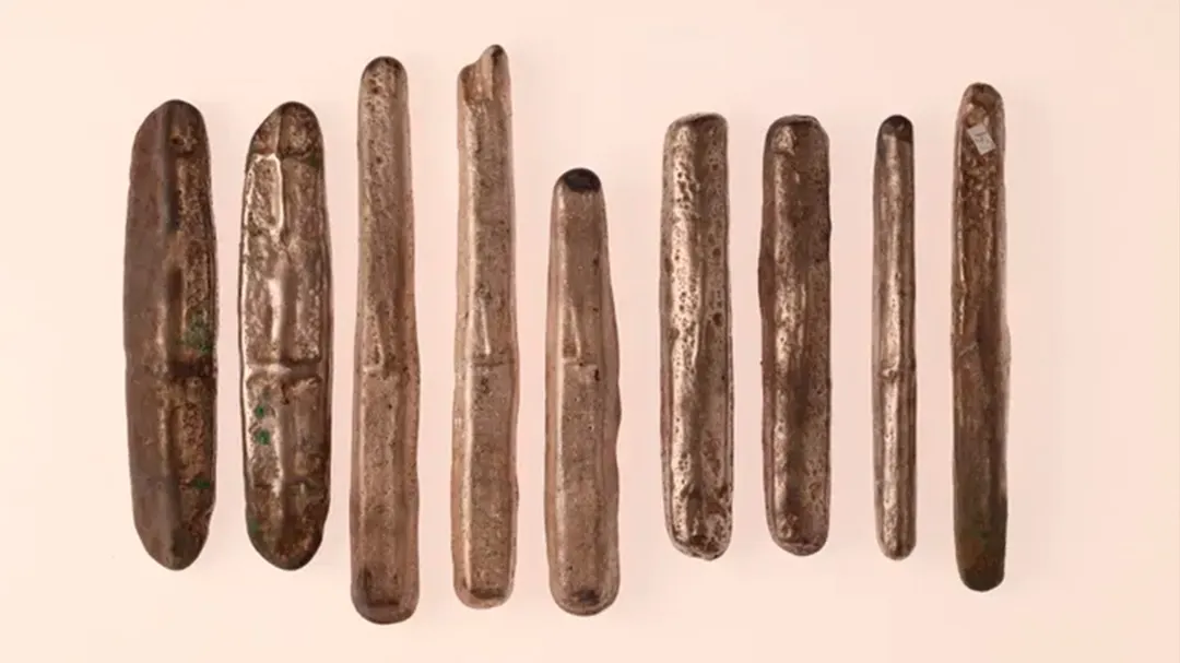 Durante la época vikinga, las barras de plata representaban riqueza.