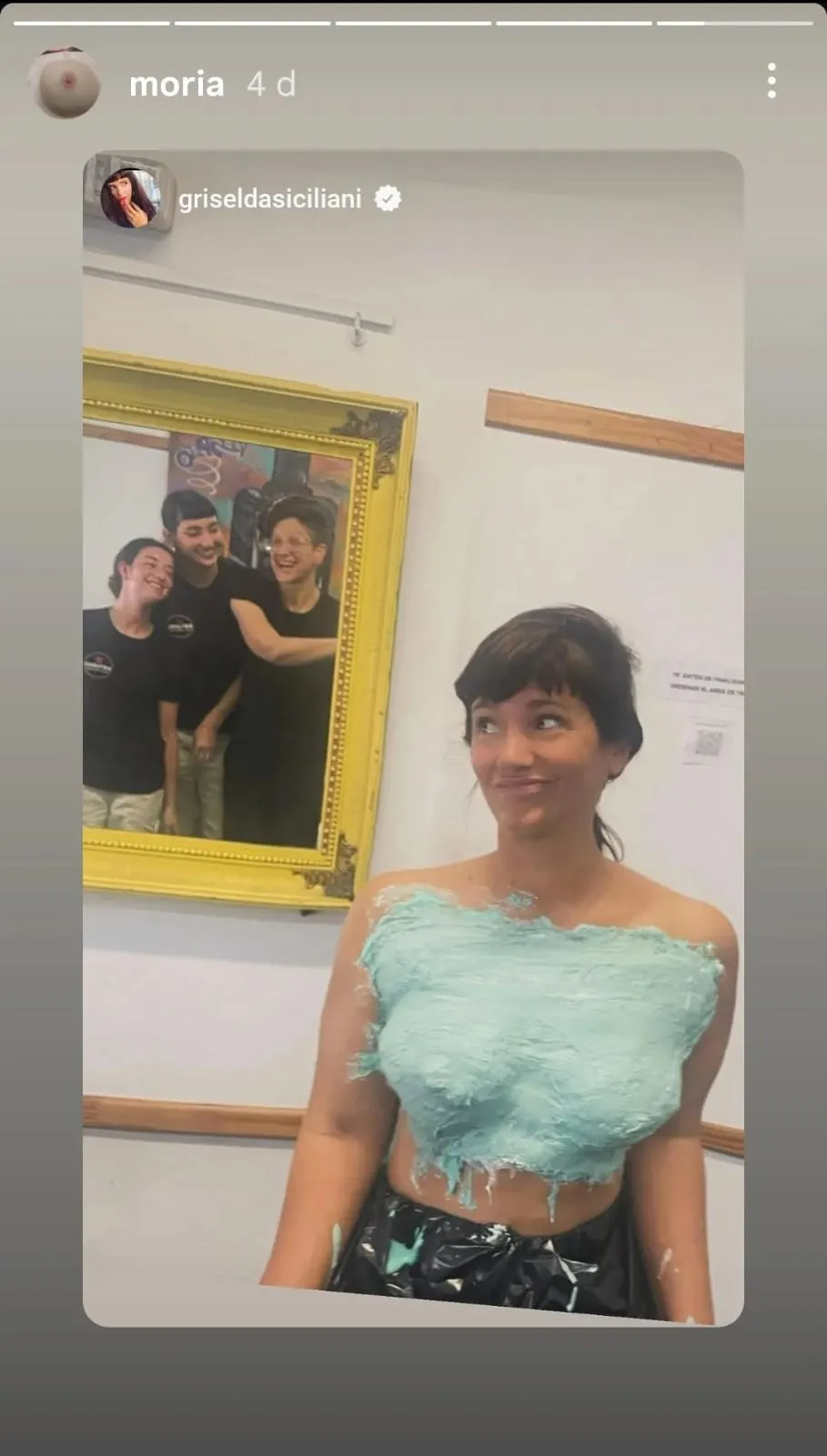 Griselda Siciliani durante el proceso de realización de las emblemáticas lolas de La One.