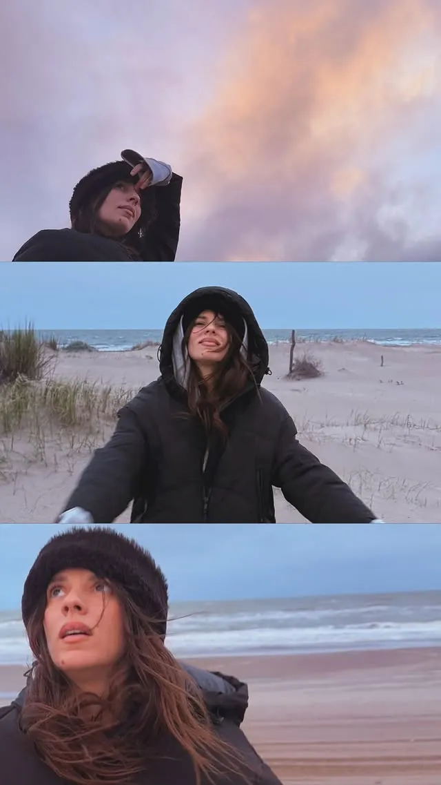 Las fotos de Gimena Accardi en la costa.