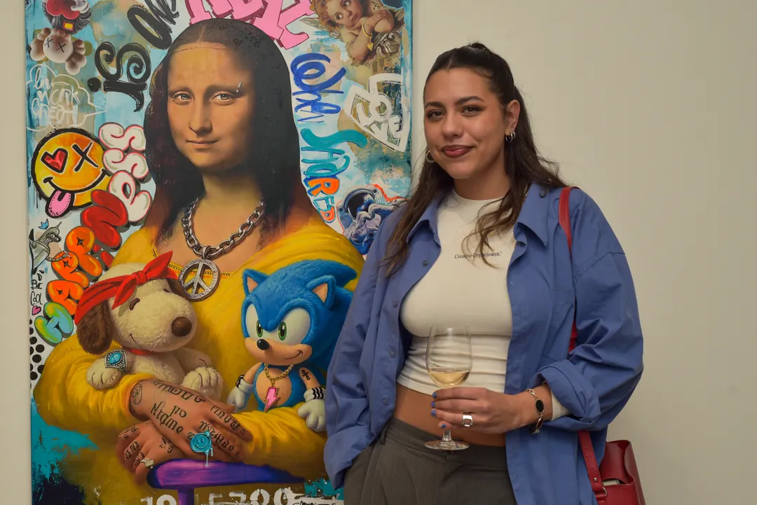 La artista Juana Kevorkian  más conocida como Juana Banana.