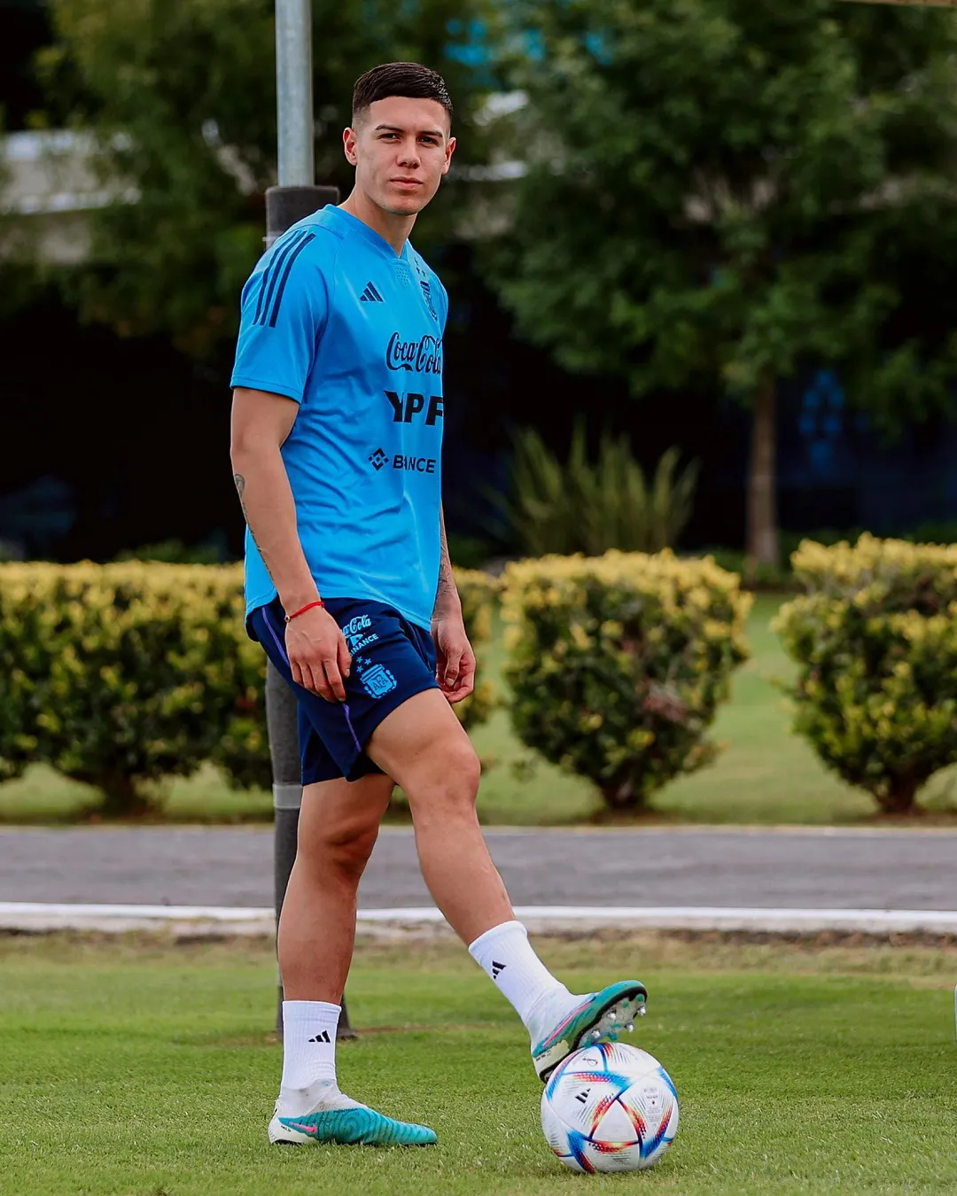 Nehuén Pérez cuando fue convocado a la Selección argentina por Scaloni para la previa del Mundial 2022. 