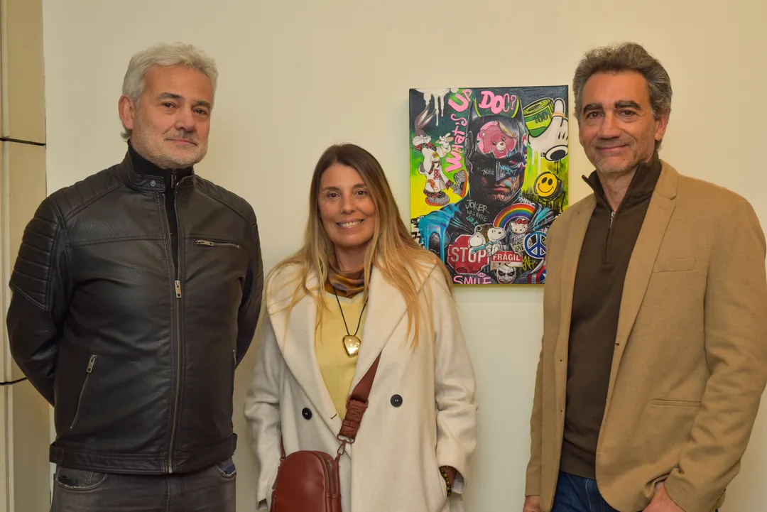 Nacho Nazar, Sandra Persia y Héctor Corvalán.