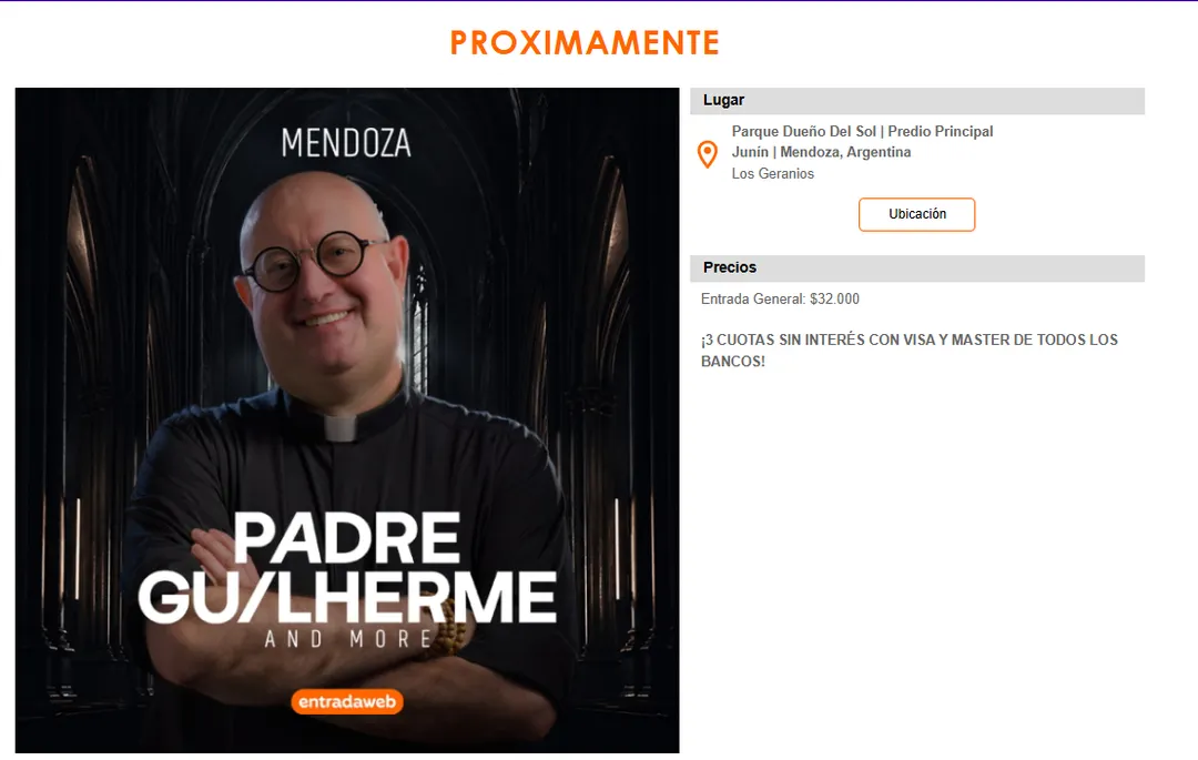 El cura DJ en Mendoza.