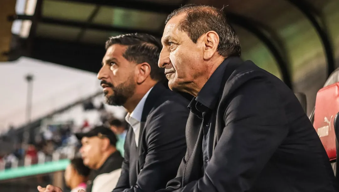 Ramón Díaz, junto a su hijo Emiliano. ¿Vuelven a River?