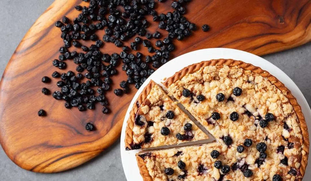 Receta de tarta de ricota con arándanos