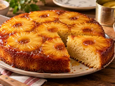 La torta más práctica y fácil de ananá en lata