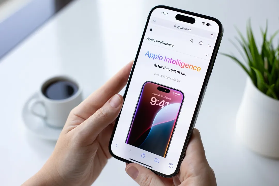 iPhone actualiza su sistema operativo.