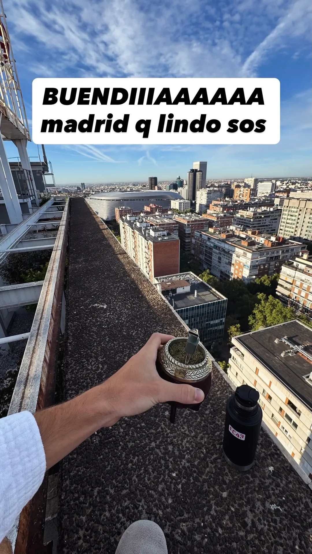 Madrid, una ciudad especial para Franco Colapinto. 