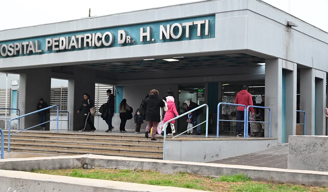El niño murió en el Hospital Notti.