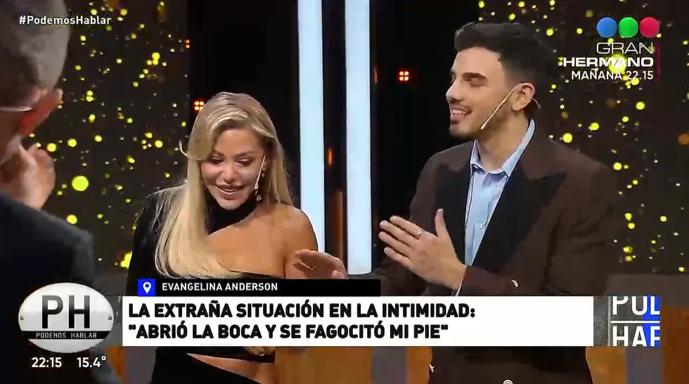 Evangelina Anderson sorprendió con su historia. 