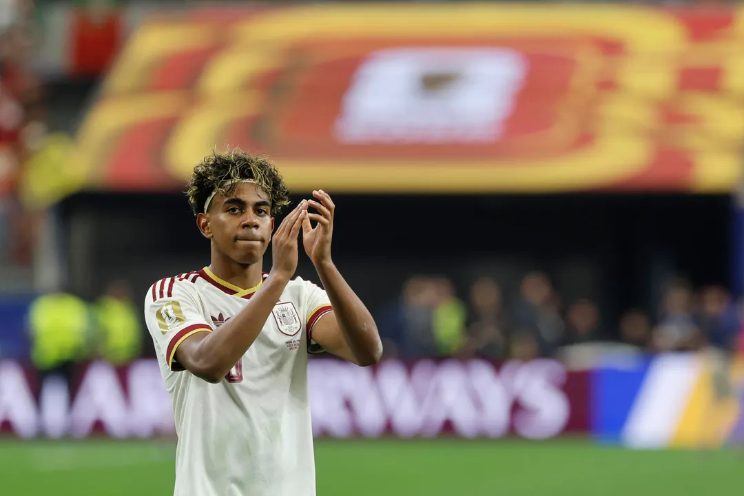 Lamine Yamal, la joven figura de la selección española.