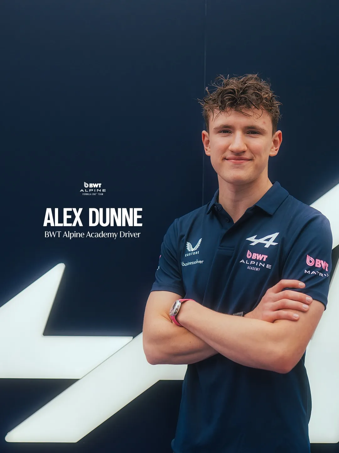 Alex Dunne se incorpora a la academia de Alpine. 