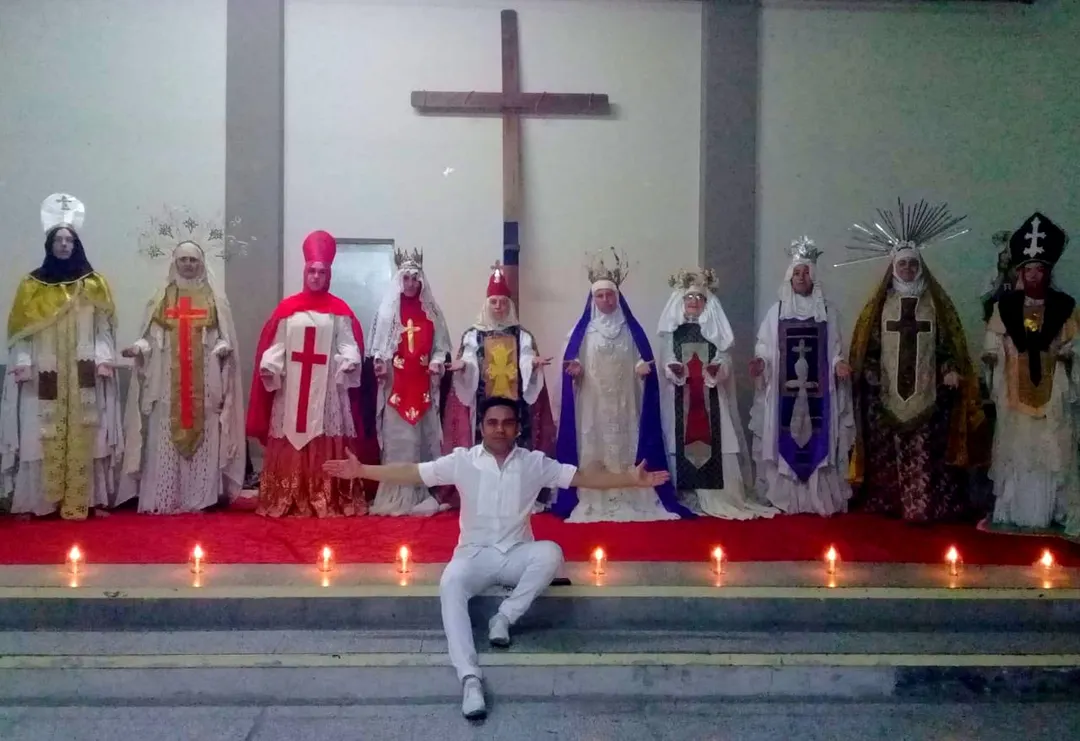 Para vestir santos, Iglesia antigua de Tunuyán, año 2021.