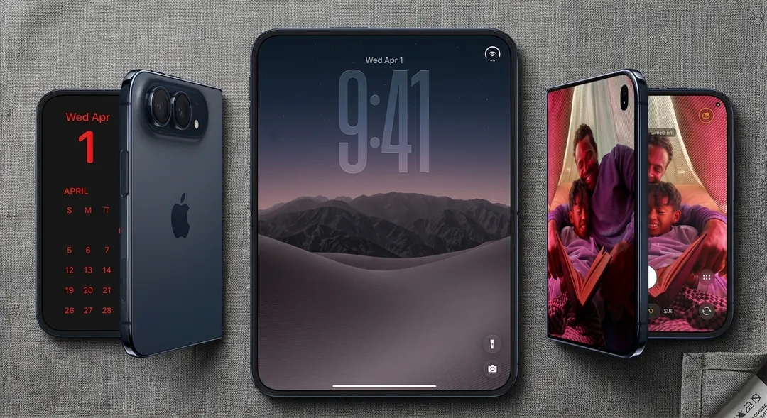 El iPhone Duo inaugura el formato flexible con panel interno de 7,6 pulgadas..