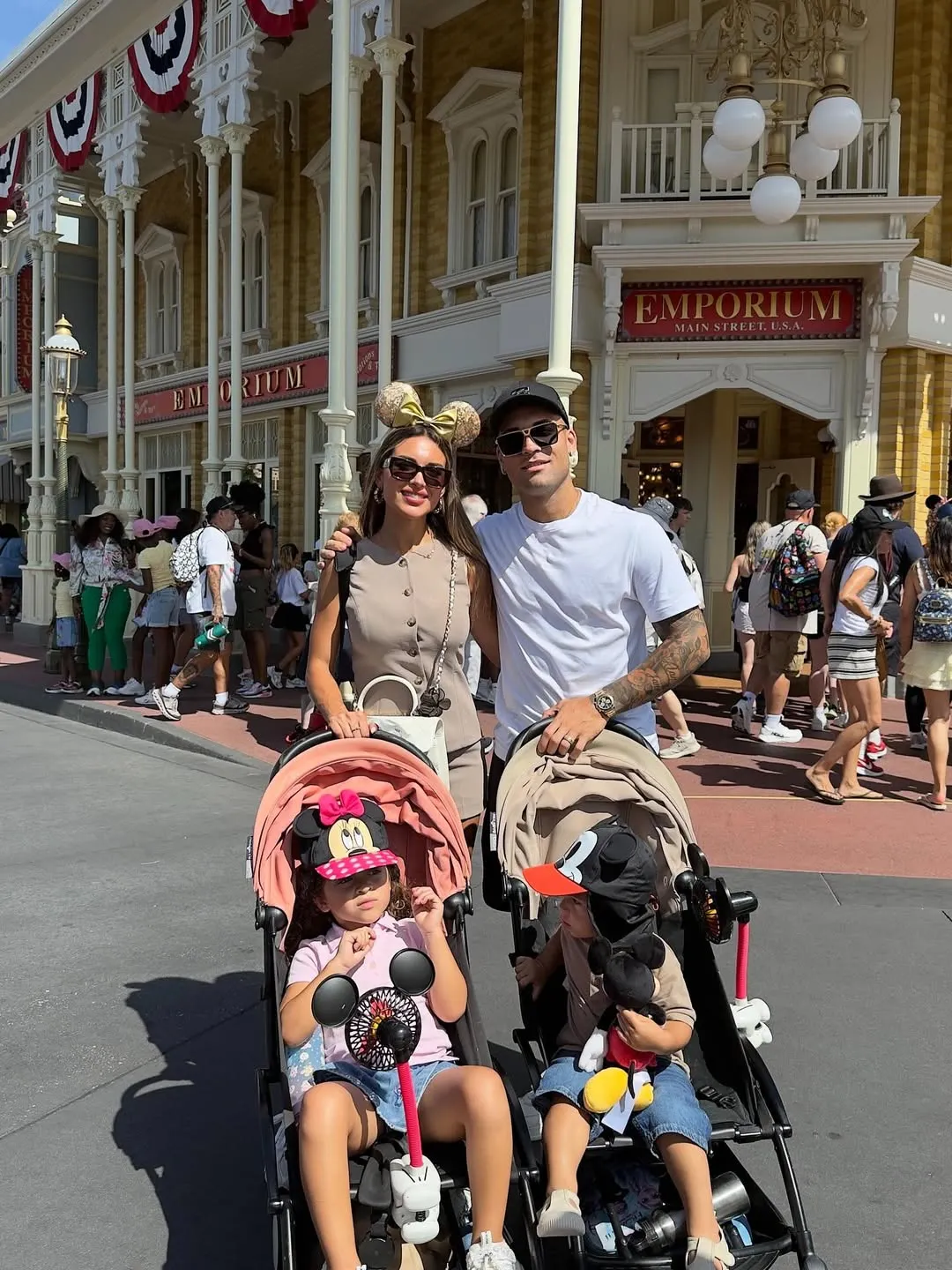 Las vacaciones de Lautaro Martínez junto a su familia