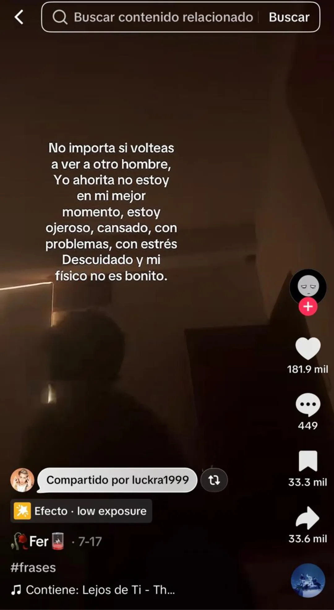 Los videos en TikTok que reposteó Luck Ra.