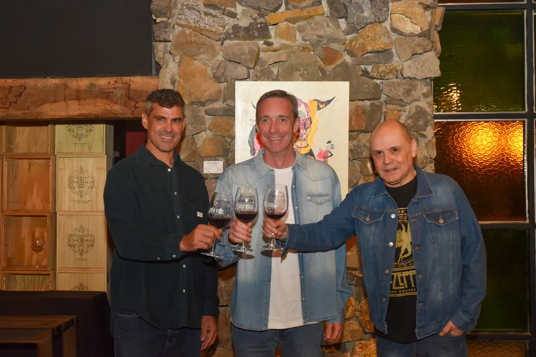 Mariano Ruffo, Fernando Gabrielli y Guille Garrido.