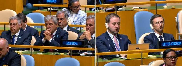 UK y Argentina durante la ONU