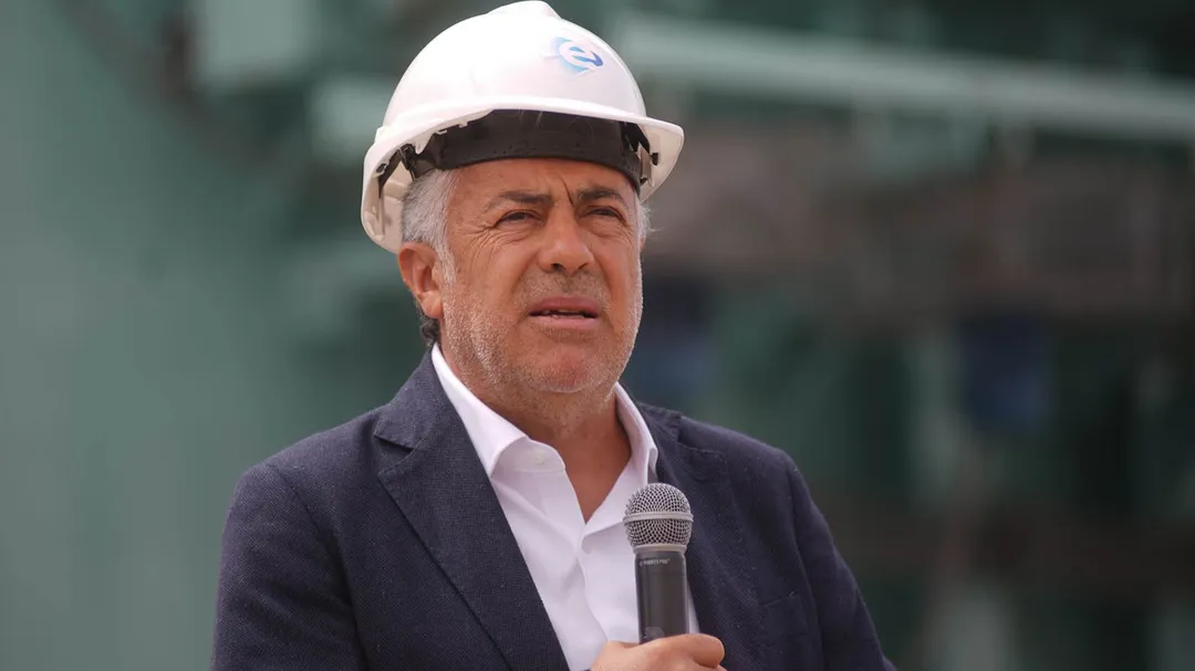 El gobernador Alfredo Cornejo fue el principal impulsor del proyecto minero San Jorge. 