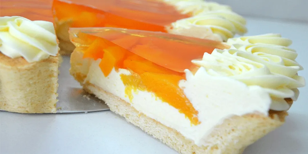 Prepará la tarta de durazno más rica.