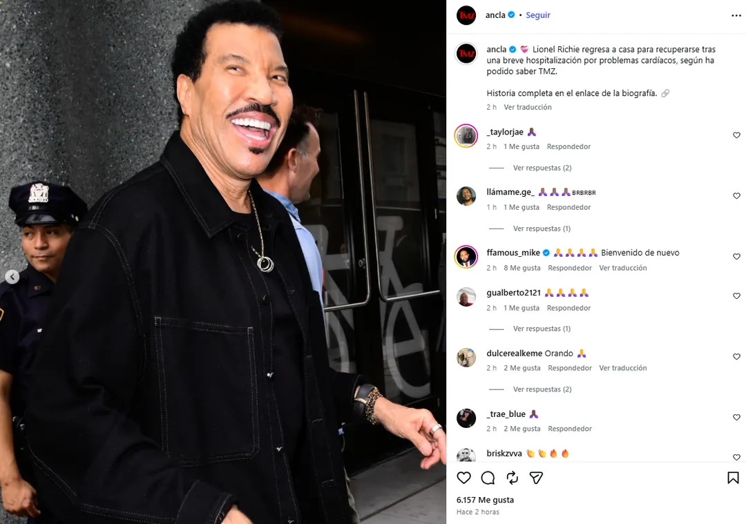 TMZ confirmó su salida del hospital.