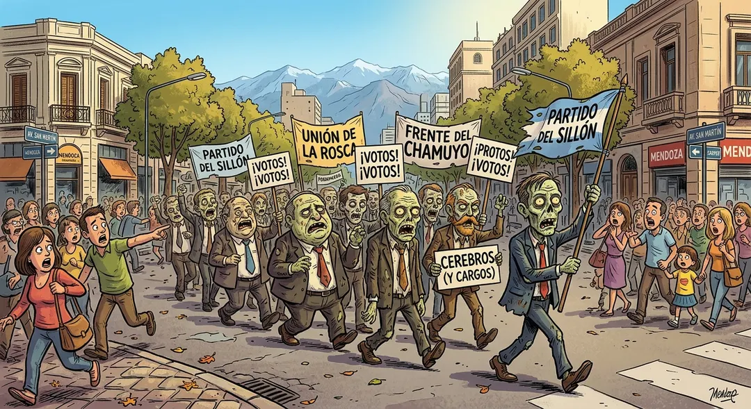 Las películas de zombies son una buena analogía frente a ciertos gestos de la dirigencia