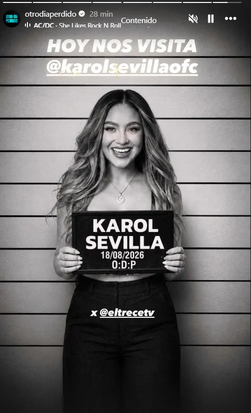 Karol Sevilla, la invitada internacional de Mario Pergolini en El Trece. 
