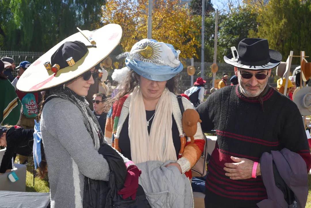 Lucrecia Squartini, Andrea Aparicio y Rubén Squartini.
