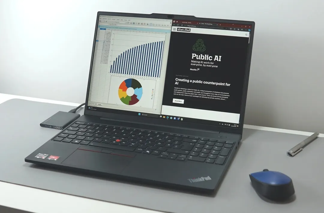 Lenovo ThinkPad E16: la opción corporativa más resistente para el trabajo diario.