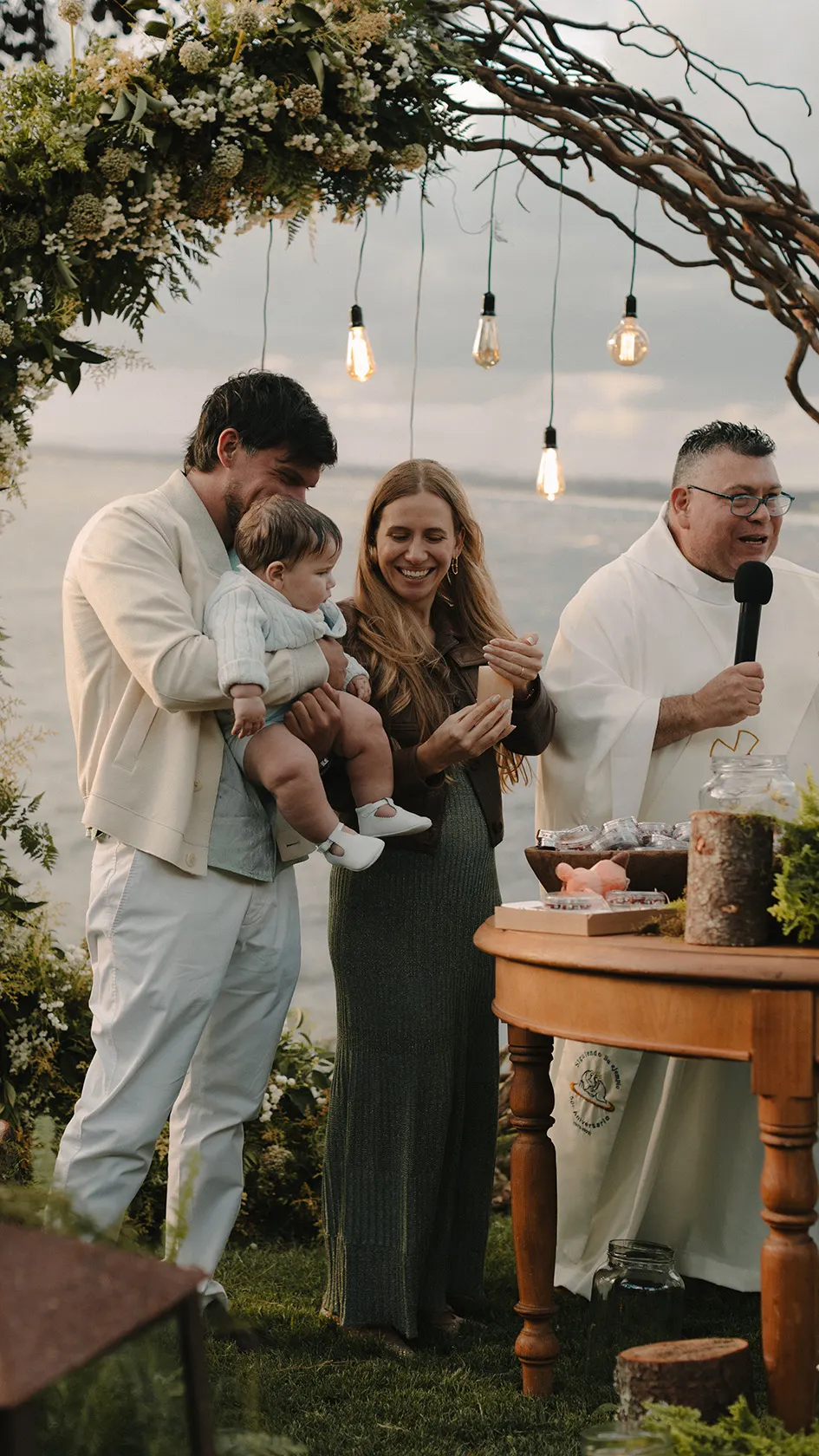 Los exclusivos invitados aseguraron que la ceremonia fue muy emotiva.