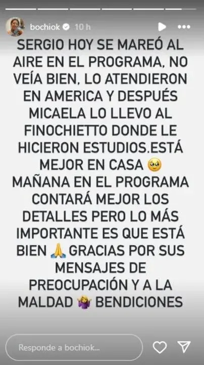  Silvia Lapegüe, la esposa del conductor de canal América, compartió un mensaje en sus redes sobre el malestar que sufrió su esposo.