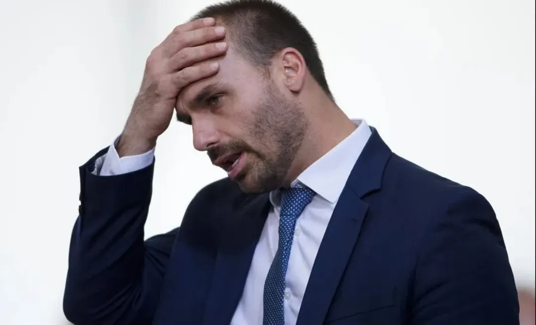 Eduardo Bolsonaro soporta condena, pero se ha instalado en Estados Unidos. Foto Efe