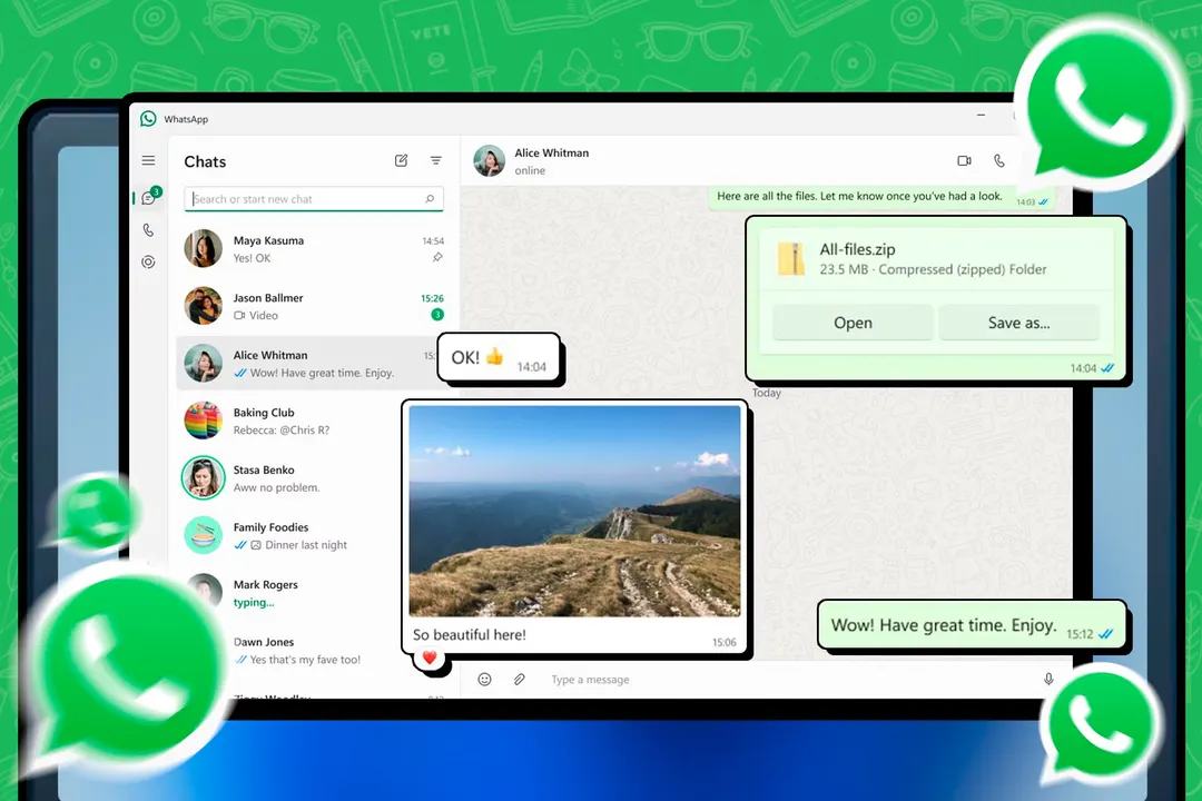 WhatsApp Web presenta actualizaciones para la versión Web.