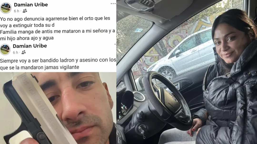 Luis Damián Uribe amenazó desde el hospital a quienes asesinaron a su mujer en Comodoro Rivadavia.