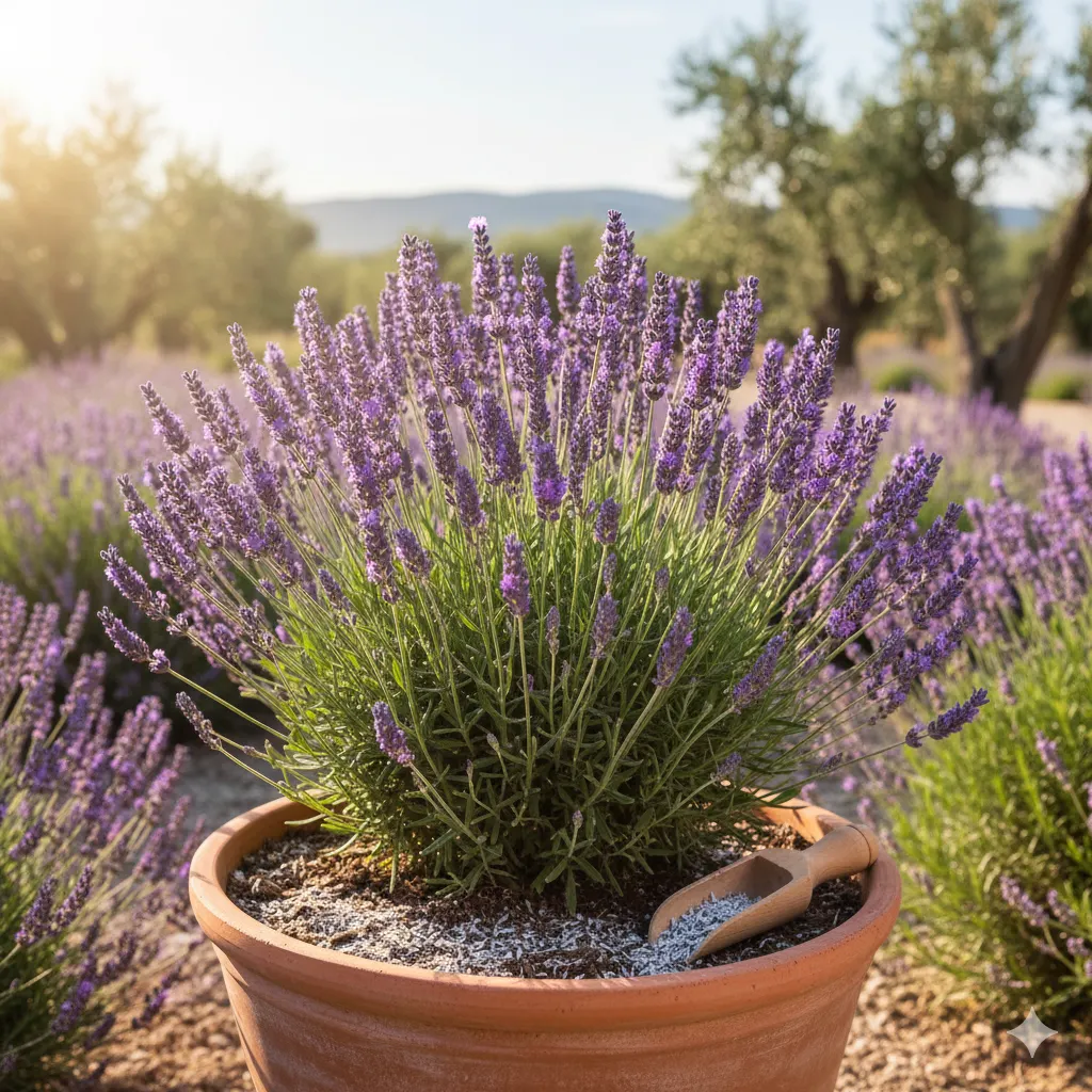 La lavanda sirve para ahuyentar las cucarachas.