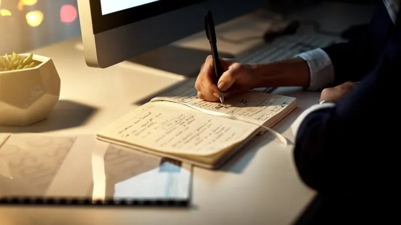 Rituales de autocuidado: uno sencillo pero muy útil es escribir lo que sientes o piensas.
