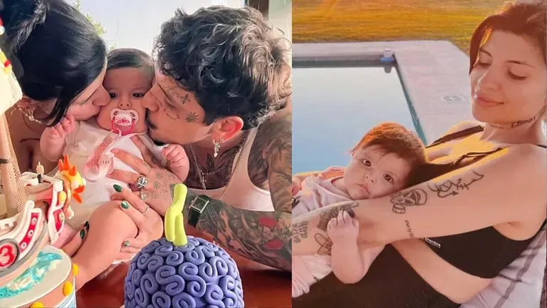 Cazzu y su hija