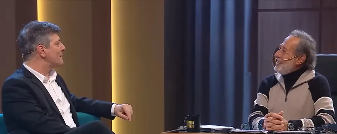 Mario Pergolini recibió a Guillermo Francella en su primer programa.