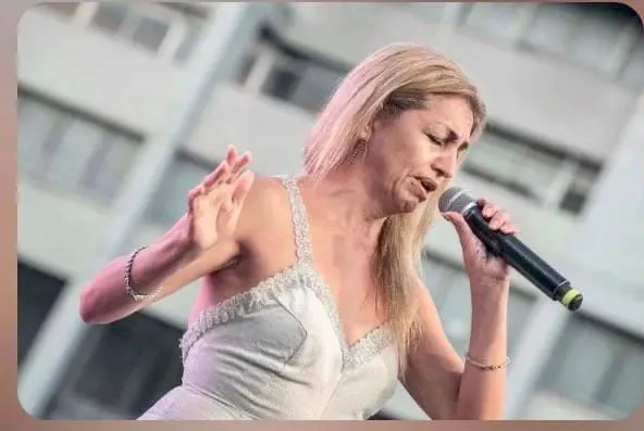 La cantante María Alejandra Peralta.